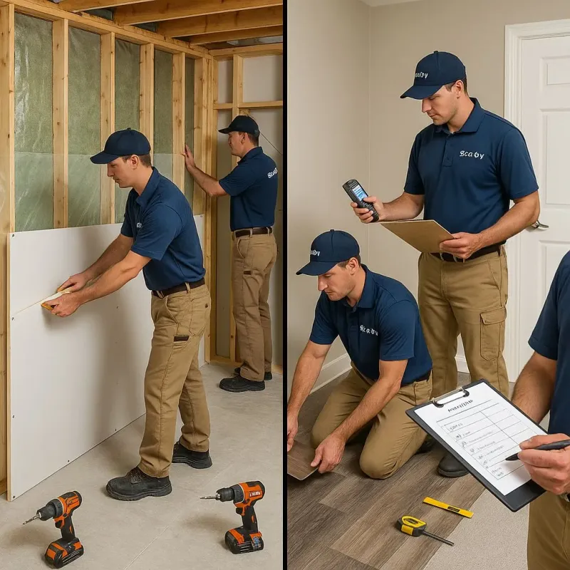 Repairs and Reconstruction process in Lawndale, CA